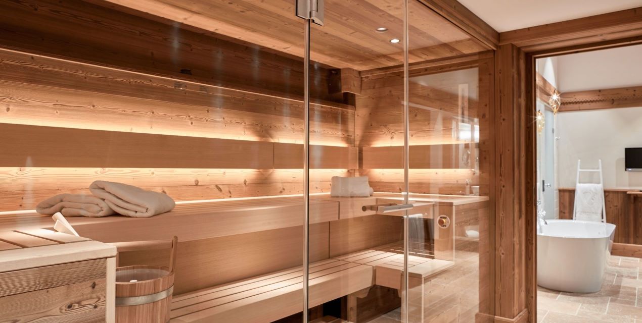 Private Spa with Finnish sauna