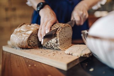Der Duft von frischem Schwarzbrot